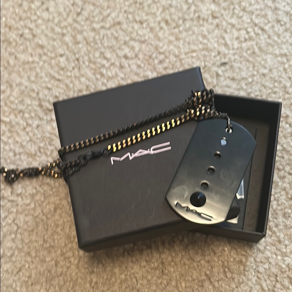 MAC Cosmetics Black Necklace Jewelry